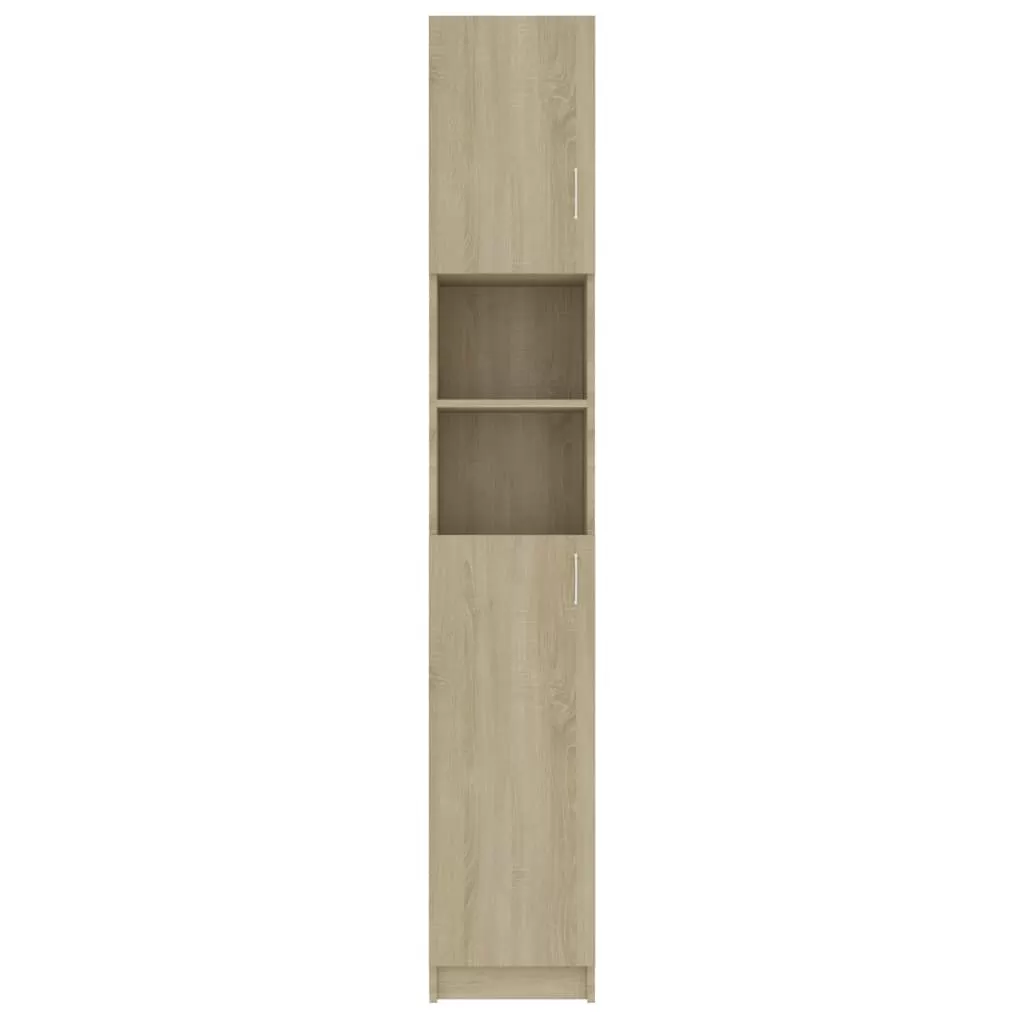 SET DULAP MASINA DE SPALAT, STEJAR SONOMA, 96 X 25.5 X 190CM [11]