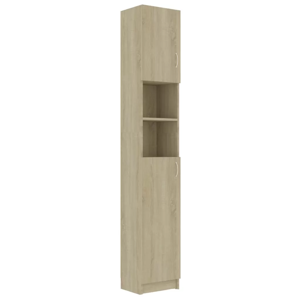 SET DULAP MASINA DE SPALAT, STEJAR SONOMA, 96 X 25.5 X 190CM [6]
