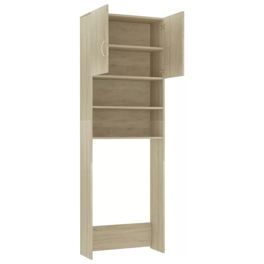 SET DULAP MASINA DE SPALAT, STEJAR SONOMA, 96 X 25.5 X 190CM [7]
