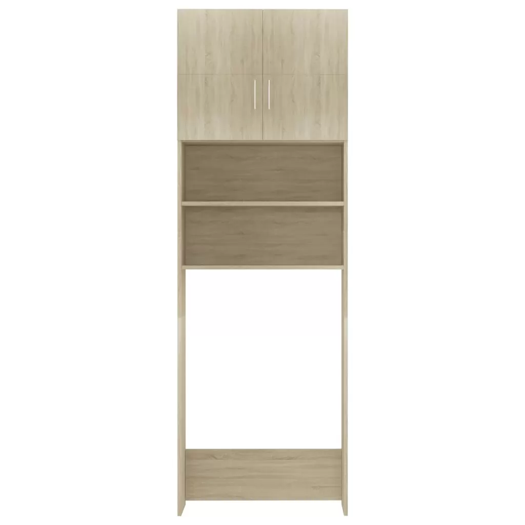 SET DULAP MASINA DE SPALAT, STEJAR SONOMA, 96 X 25.5 X 190CM [8]
