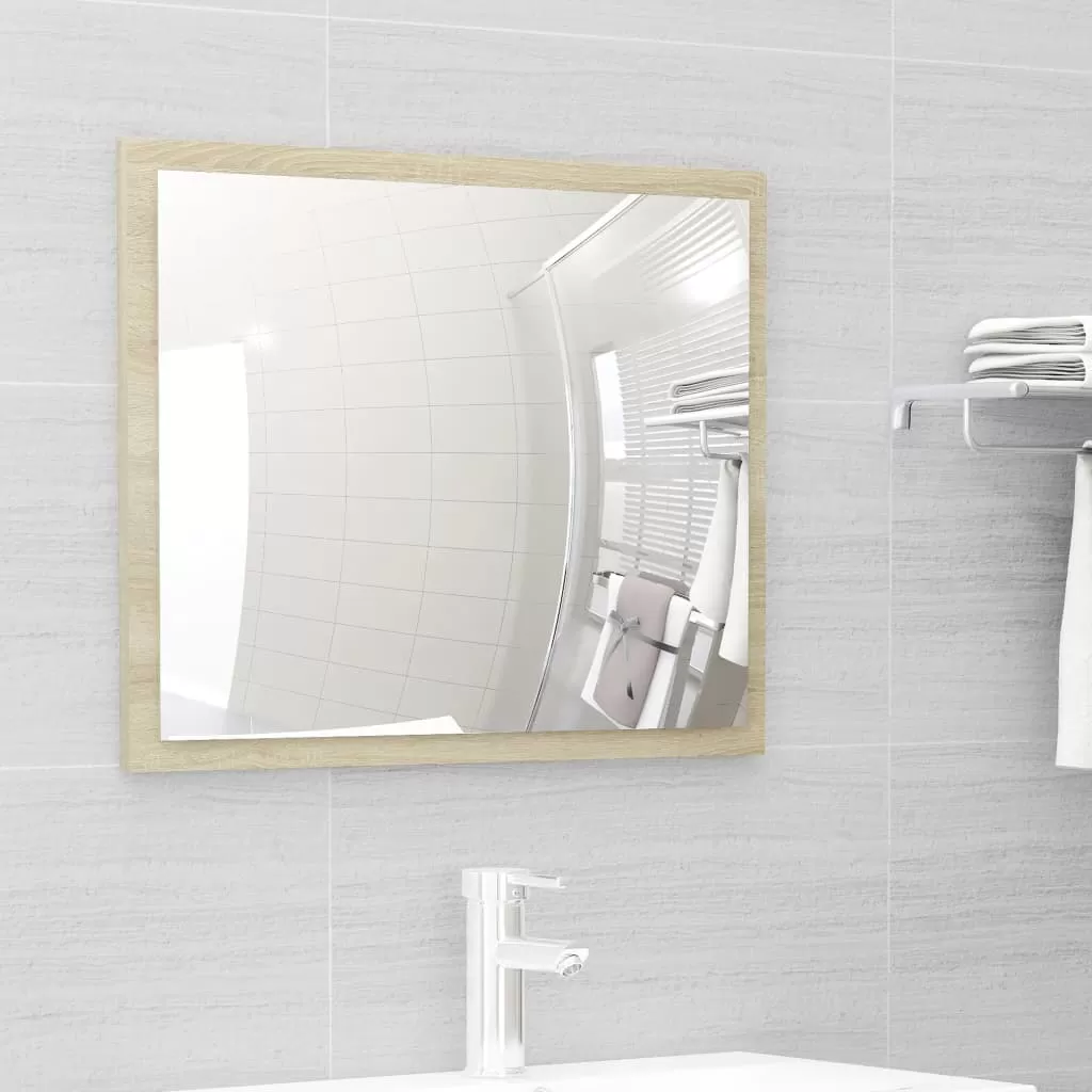 SET MOBILIER BAIE, 2 PIESE, ALB SI STEJAR SONOMA [3]