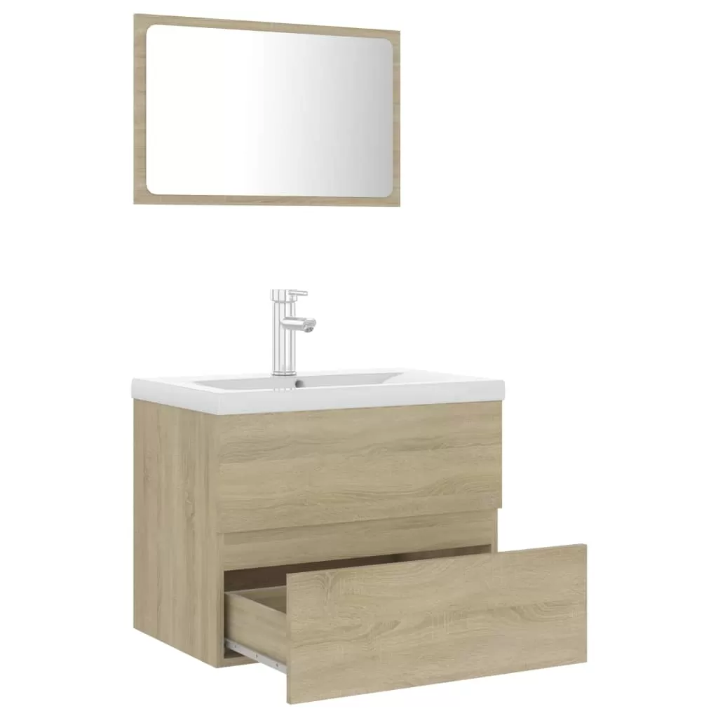 SET MOBILIER BAIE, STEJAR SONOMA, 60 X 38.5 X 45 CM [5]