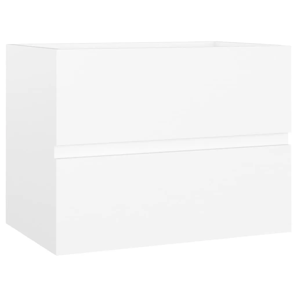 SET MOBILIER DE BAIE, 2 PIESE, ALB [12]