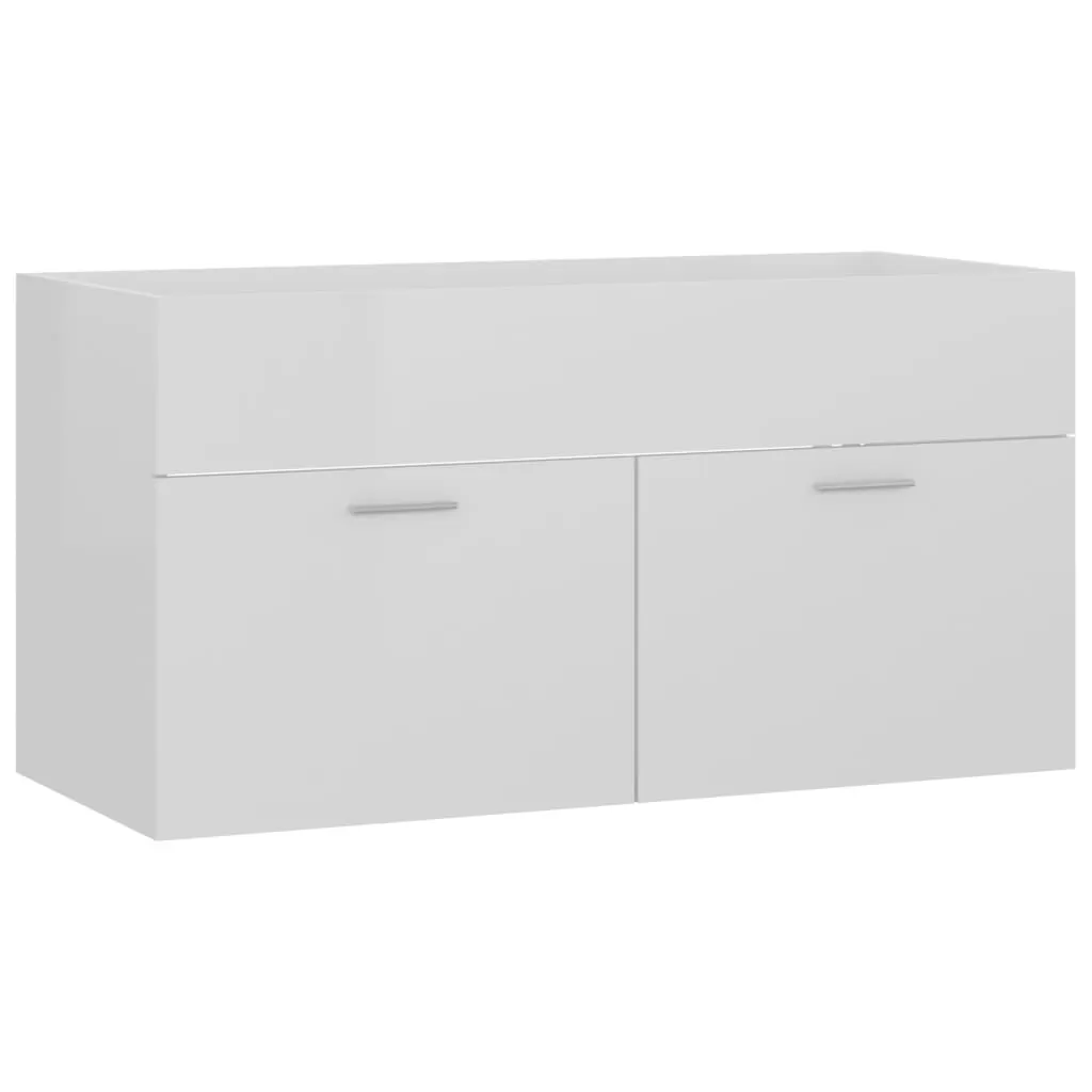 SET MOBILIER DE BAIE, 2 PIESE, ALB LUCIOS [8]