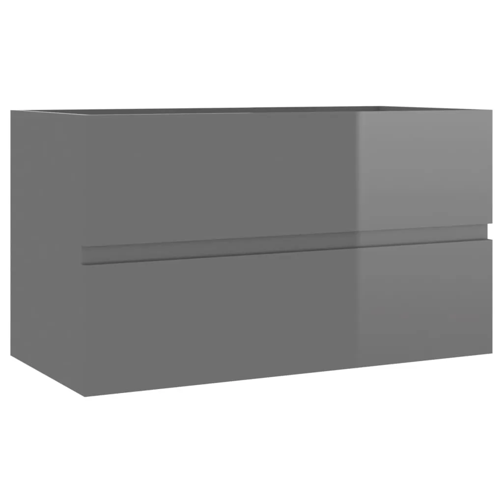 SET MOBILIER DE BAIE, 2 PIESE, GRI LUCIOS [12]