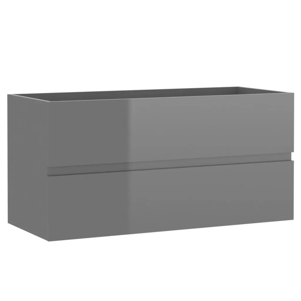 SET MOBILIER DE BAIE, 2 PIESE, GRI LUCIOS [11]