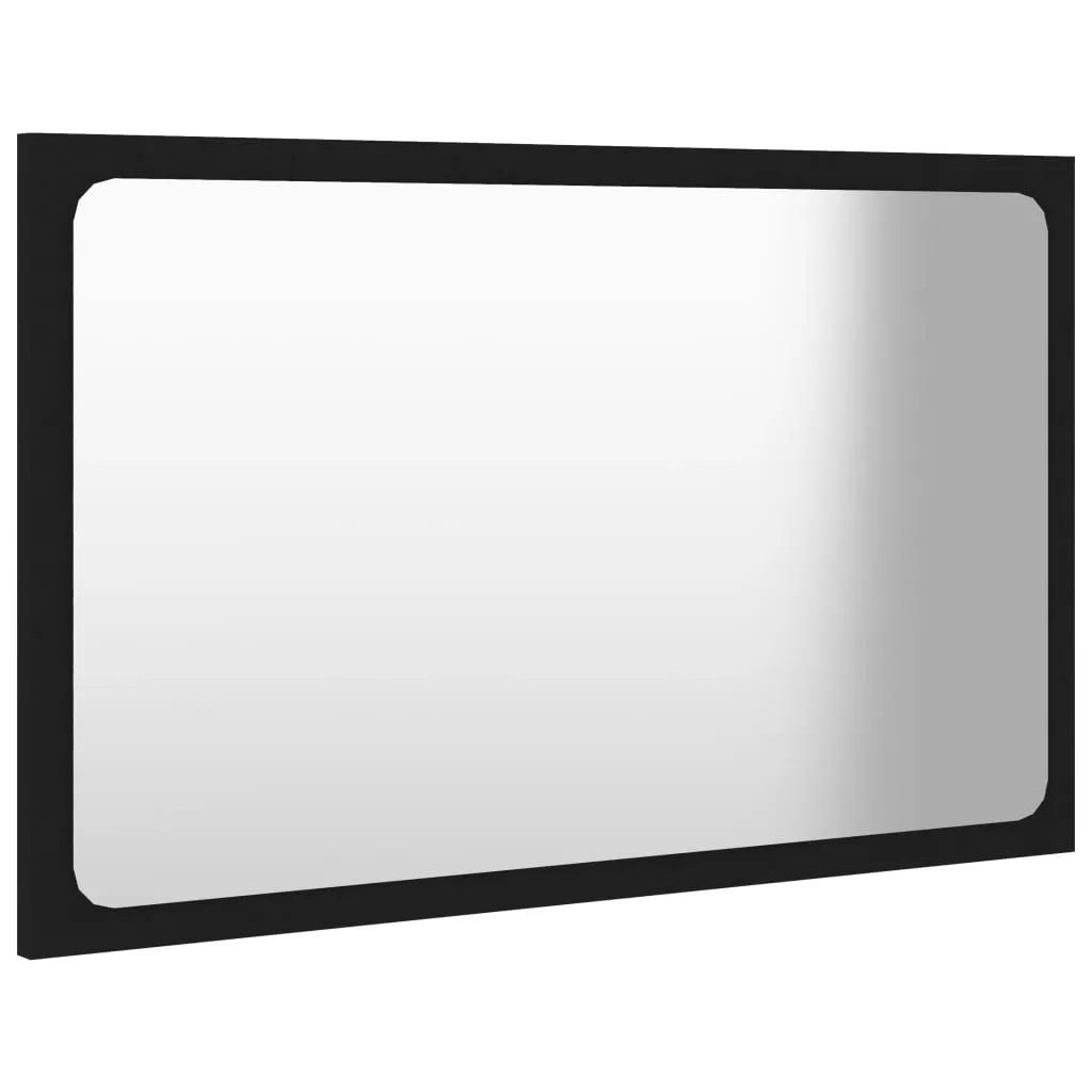 SET MOBILIER DE BAIE, 2 PIESE, NEGRU [8]