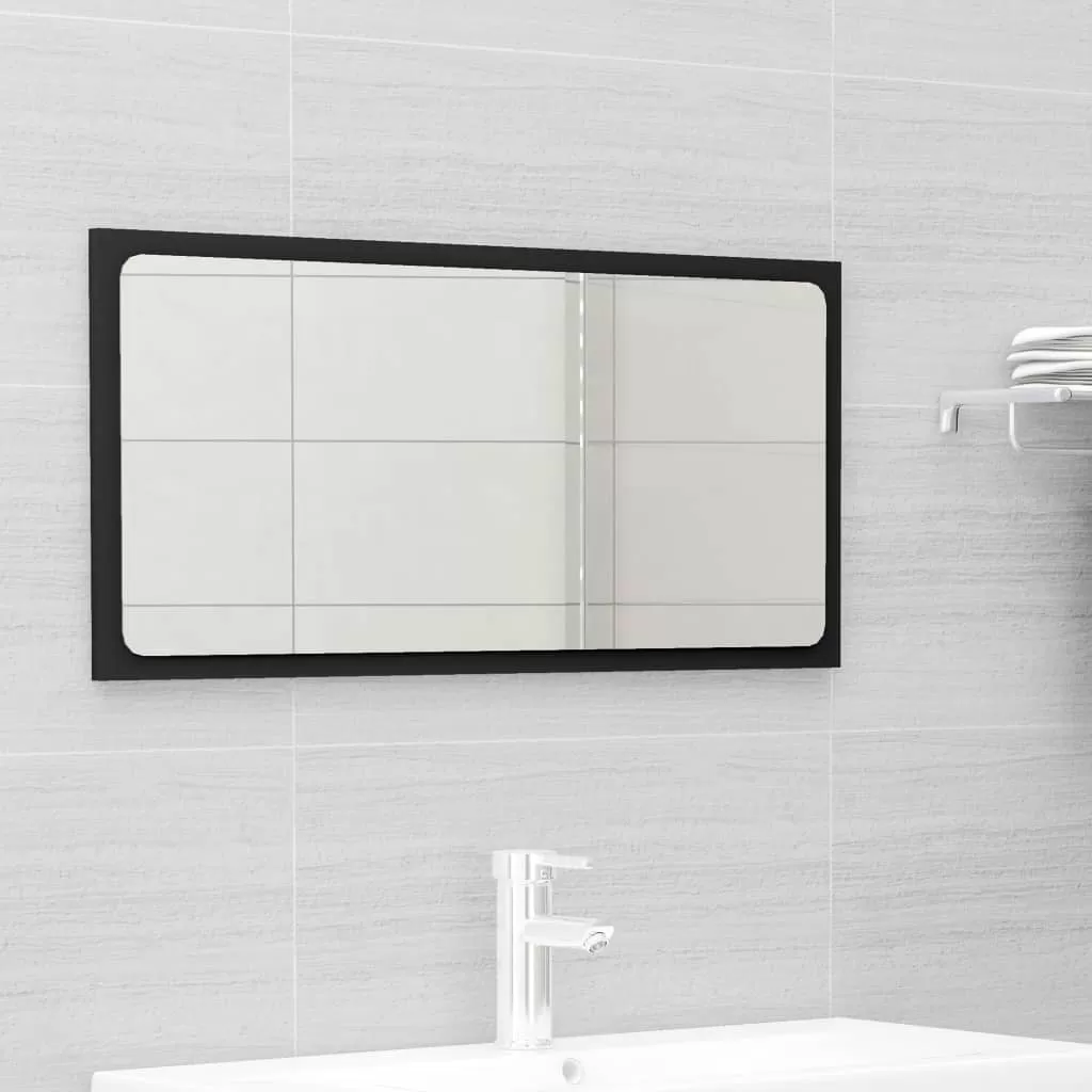 SET MOBILIER DE BAIE, 2 PIESE, NEGRU [3]