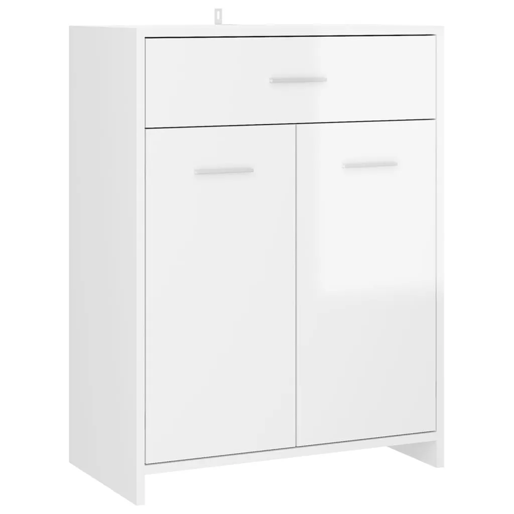 SET MOBILIER DE BAIE, 4 PIESE, ALB LUCIOS [11]