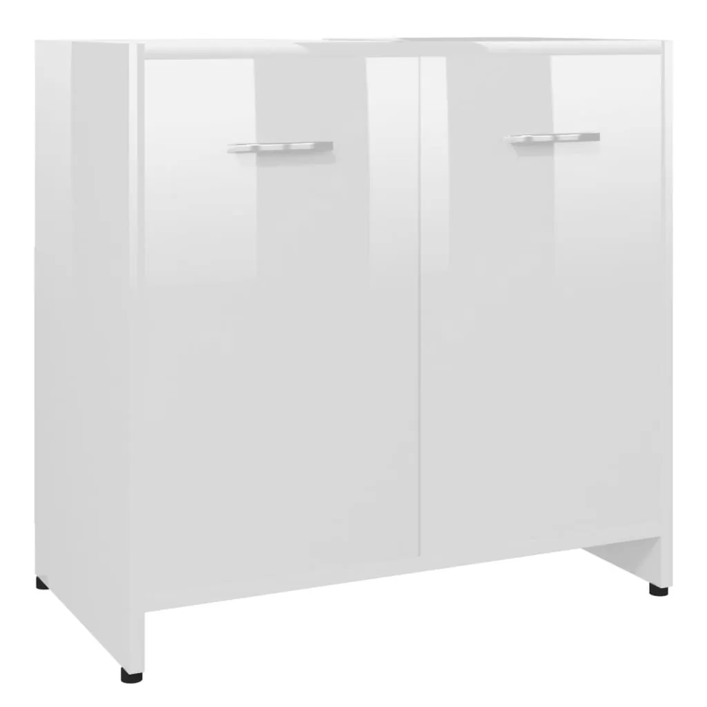SET MOBILIER DE BAIE, 4 PIESE, ALB LUCIOS [4]
