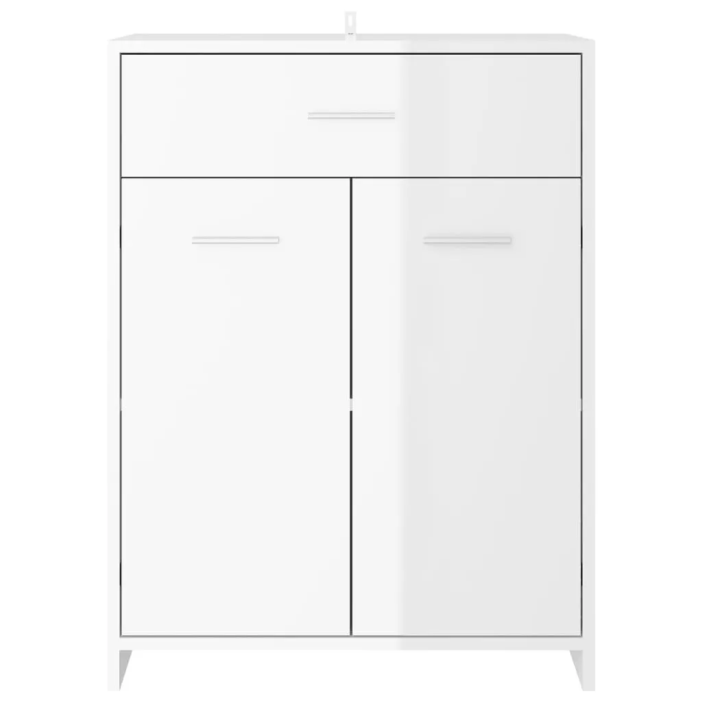 SET MOBILIER DE BAIE, 4 PIESE, ALB LUCIOS [10]