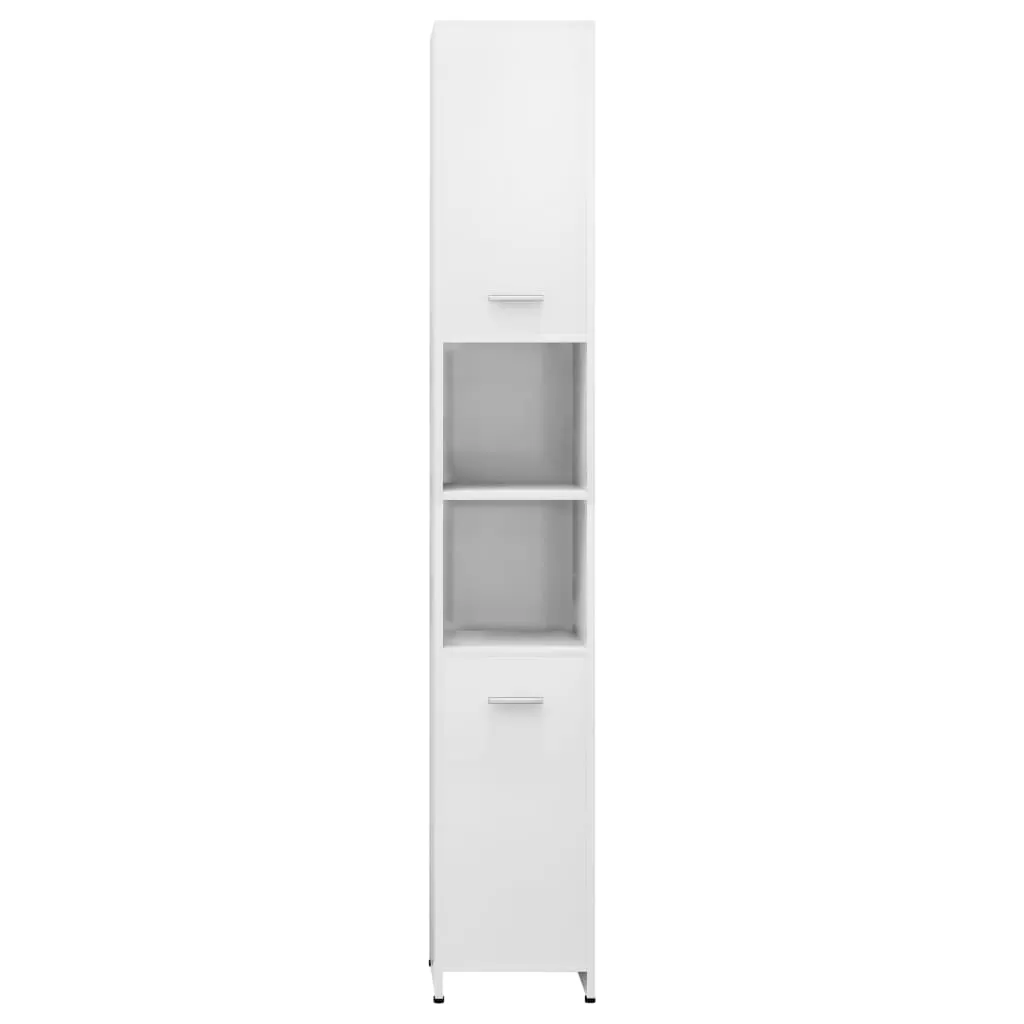 SET MOBILIER DE BAIE, 4 PIESE, ALB LUCIOS [9]