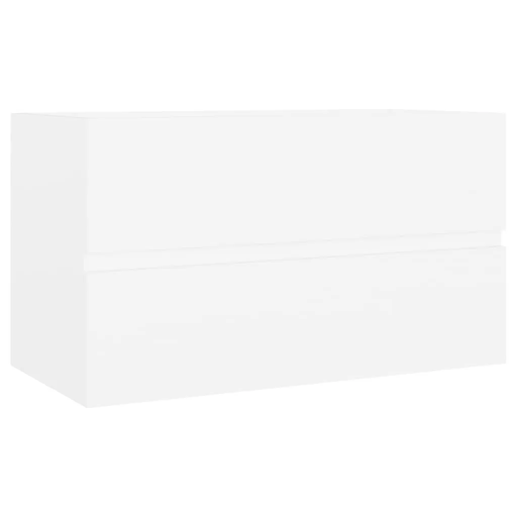 SET MOBILIER DE BAIE, ALB, 80 X 38.5 X 45 CM [8]