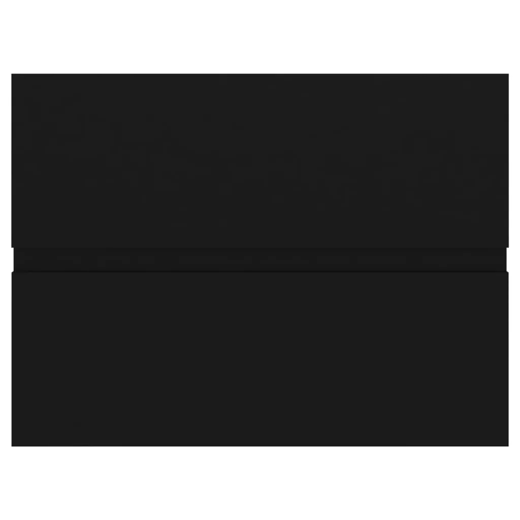 SET MOBILIER DE BAIE, NEGRU, 60 X 38.5 X 45 CM [10]