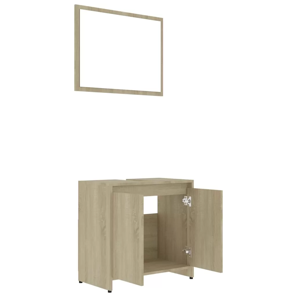 SET MOBILIER DE BAIE, STEJAR SONOMA [7]