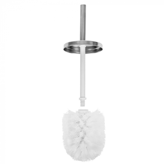 SUPORT PENTRU HARTIE IGIENICA CU PERIE WC, METAL, CROMAT, 72 CM, SPRINGOS [3]