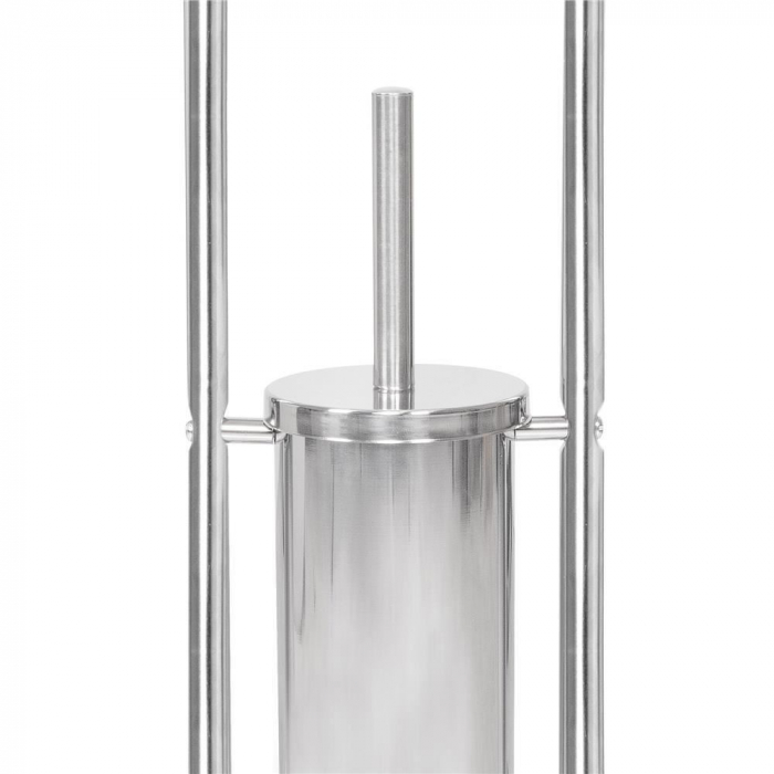 SUPORT PENTRU HARTIE IGIENICA CU PERIE WC, METAL, CROMAT, 72 CM, SPRINGOS [7]