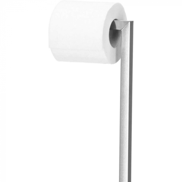SUPORT PENTRU HARTIE IGIENICA CU PERIE WC, METAL, CROMAT, 75 CM, SPRINGOS [8]