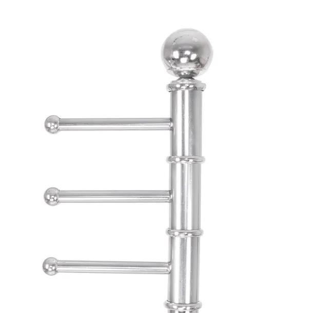 SUPORT PENTRU PROSOAPE DE BAIE, METALIC, CROMAT, 6 BRATE, 176 CM [10]