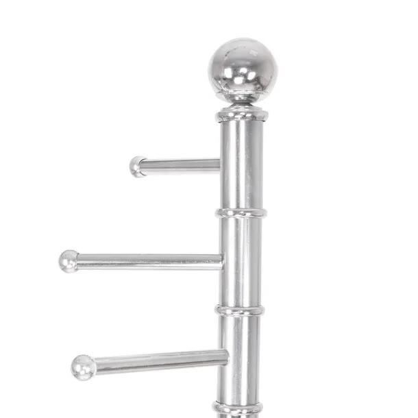 SUPORT PENTRU PROSOAPE DE BAIE, METALIC, CROMAT, 6 BRATE, 176 CM [3]