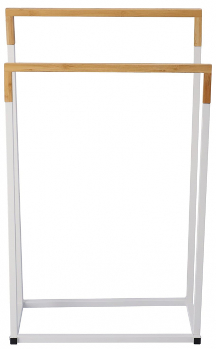 SUPORT PROSOAPE BAMBUS ALB/MARO 76X45X22 CM [2]