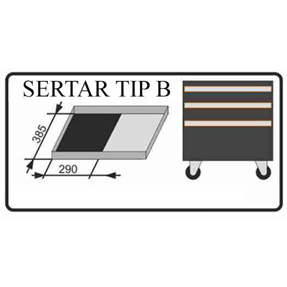 TAVA DE PLASTIC COMPARTIEMNTATA, PENTRU ACCESORII MICI, PENTRU SERTAR DULAP MOBIL, RICHMANN EXCLUSIVE [2]