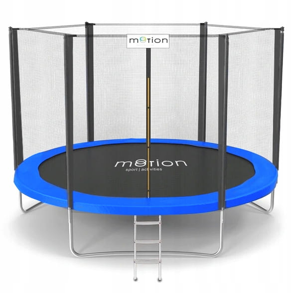 Trambulină de grădină MOTION FT8 / 244cm cu scară,Albastra [1]