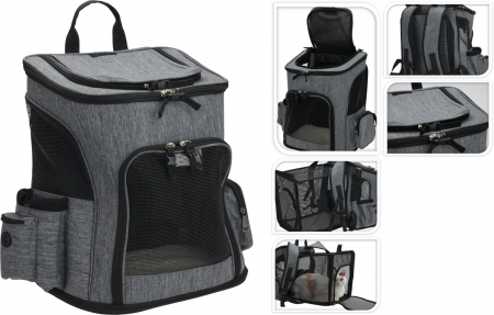 PetShop - Rucsac pentru Transportul Animalelor de Companie, Ventilat și Confortabil, Design Modern