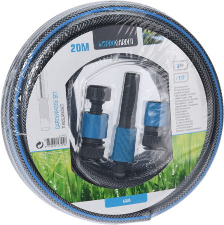 Diverse Accesorii - Set furtun de grădină20m, 1/2", cu accesorii de conectare