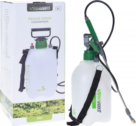 Diverse Accesorii - Pulverizator sub presiune ProGarden 5L, cu pompă manuală și curea de umăr