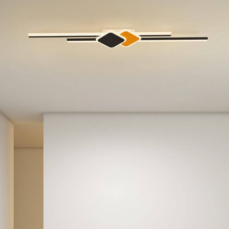 Plafoniere - Aplica LED 60W Negru 3 Tipuri De Lumina