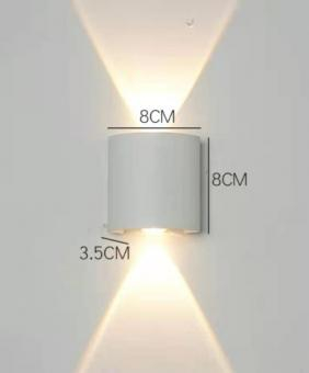 Aplice - APLICA LED DE FATADA ALB 2W