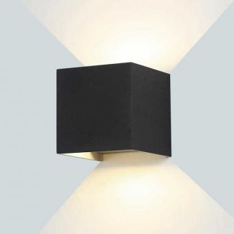 Amenajari Interioare - APLICA LED DE FATADA ORIENTABILA NEGRU 6W LUMINA NEUTRA