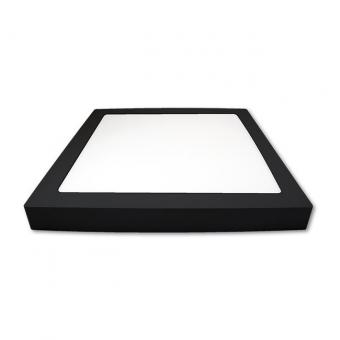 Aplice - APLICA LED PENTRU TAVAN PATRATA NEGRU 18W 4000K