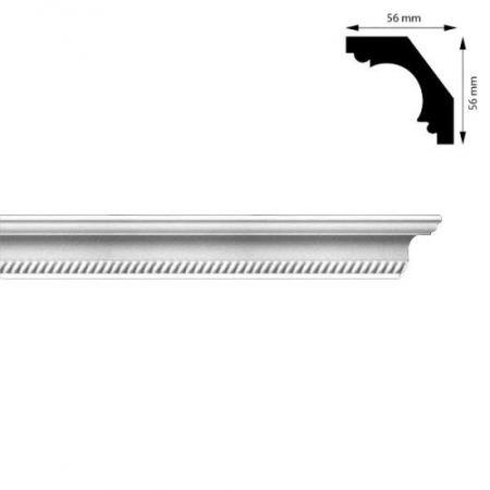 Plinte, izolatii si accesorii parchet - BAGHETA COLTURI, 56X56 MM, 2 M