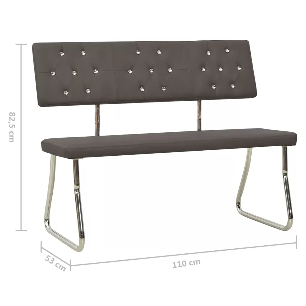 BANCA, ANTRACIT GRI, 110 X 53 X 82.5 CM [5]