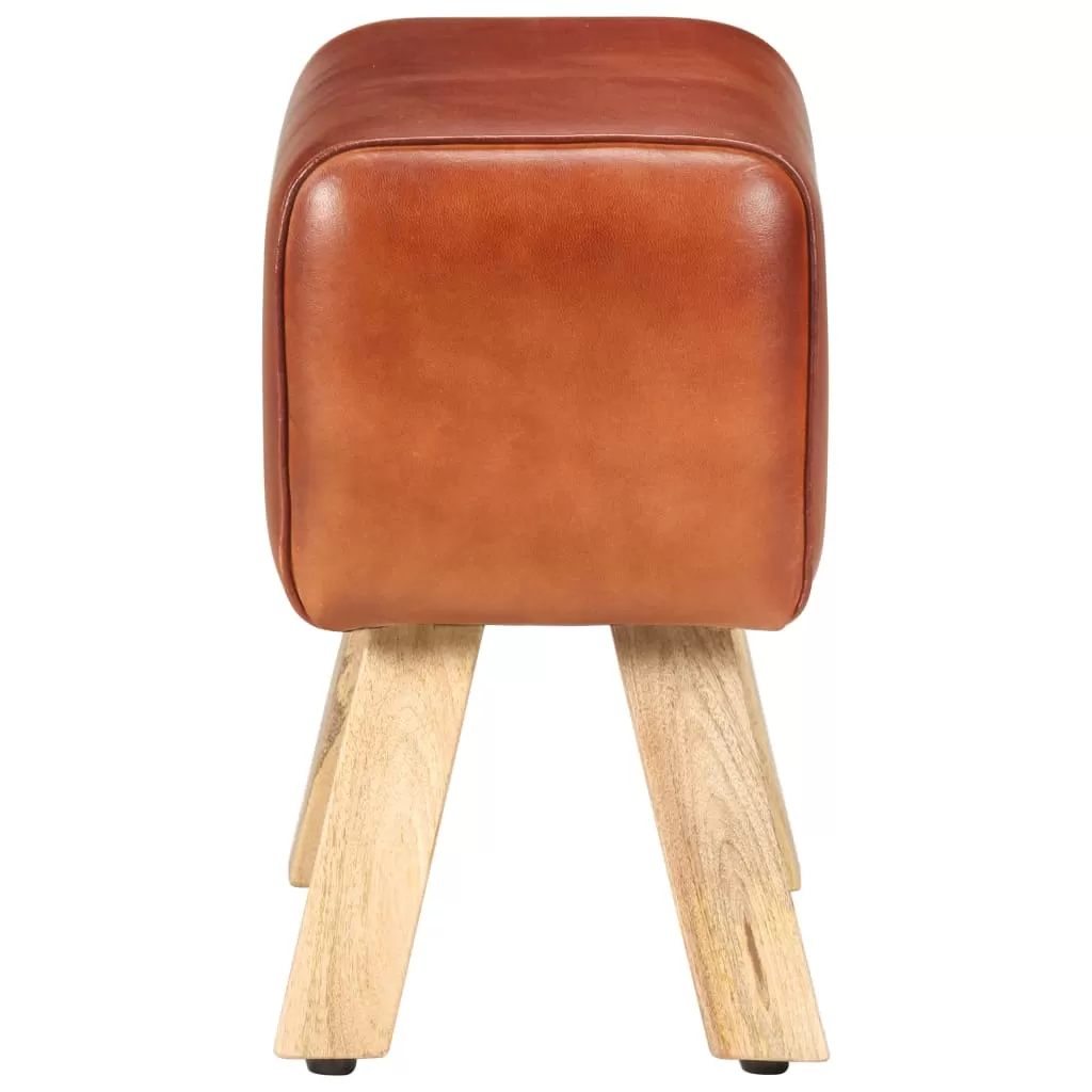 BANCA BOK GIMNASTICA MARO 38 CM PIELE NATURALA/LEMN MASIV MANGO, MARO, 38 CM [3]