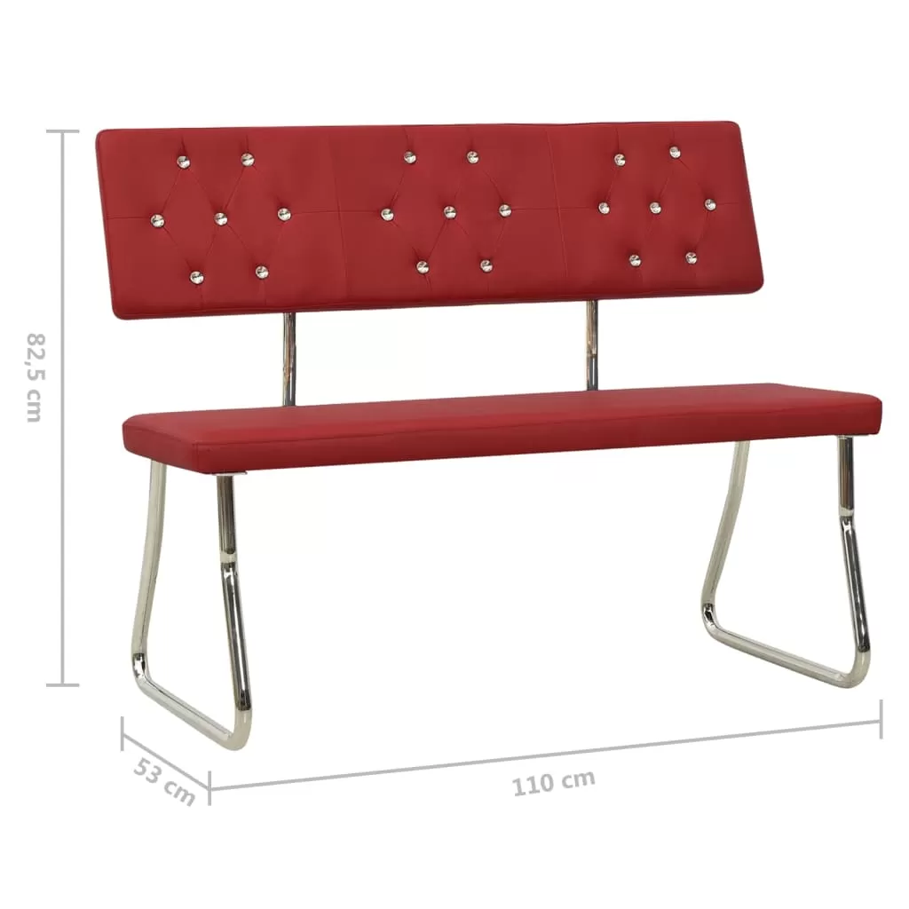 BANCA, BORDO, 110 X 53 X 82.5 CM [5]