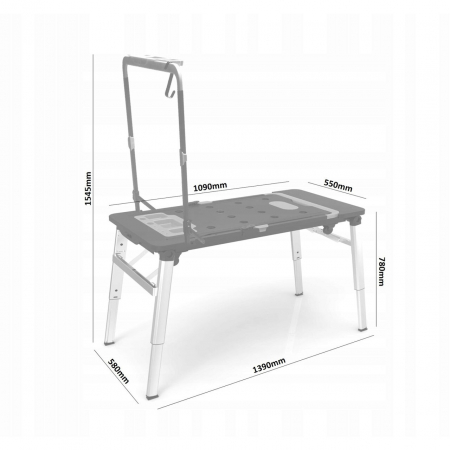BANCA DE LUCRU PLIABILA PENTRU ATELIERE, 7 IN 1, CARUCIOR [11]