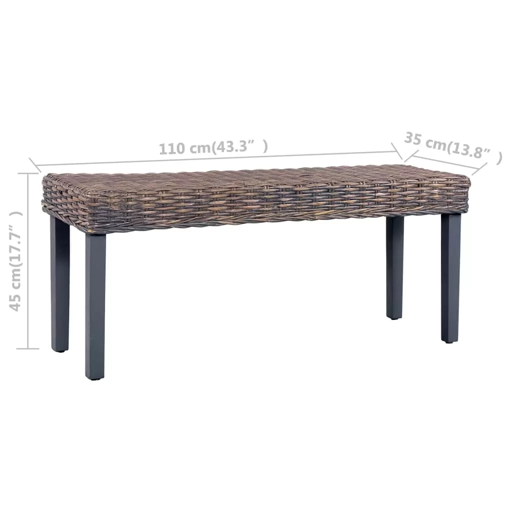 BANCA, GRI, 110 X 35 X 45 CM [5]