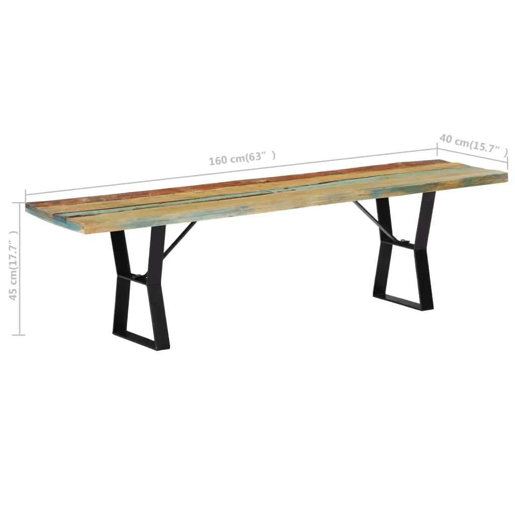 BANCA, MULTICOLOR, 160 X 40 X 45 CM [6]