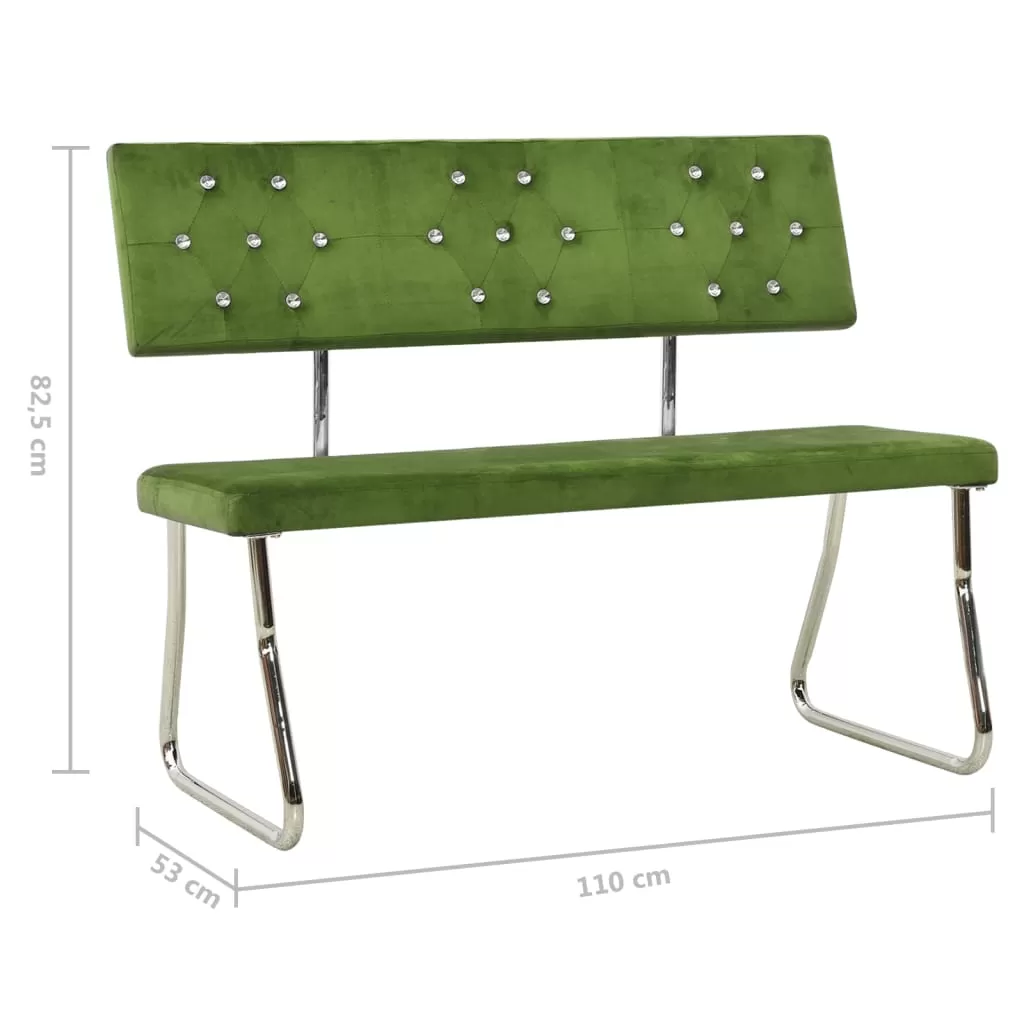 BANCA, VERDE DESCHIS, 110 X 53 X 82.5 CM [5]