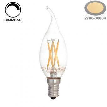 Amenajari Interioare - BEC LED FILAMENT FLACARA DIMABIL 4W