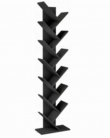 Amenajari Interioare - BIBLIOTECĂ neagră 222 cm