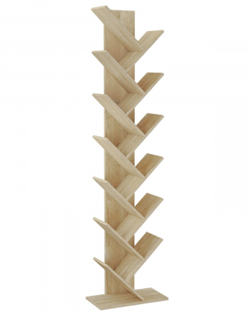 Amenajari Interioare - BIBLIOTECĂ stejar sonoma 222 cm