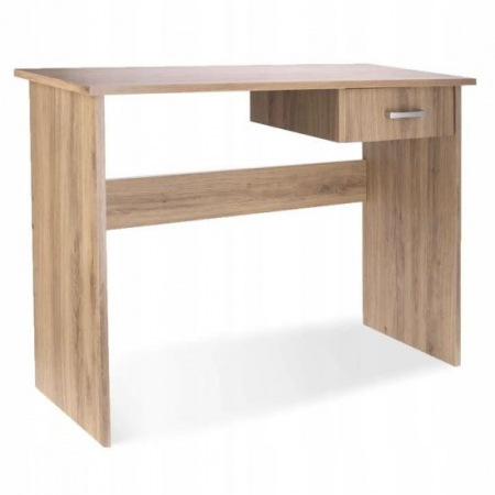 Birou - BIROU CALCULATOR, MDF, 1 SERTAR, STEJAR, 100X40X74 CM, JUMI