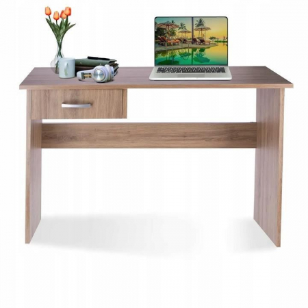 BIROU CALCULATOR, MDF, 1 SERTAR, STEJAR, 100X40X74 CM, JUMI [2]