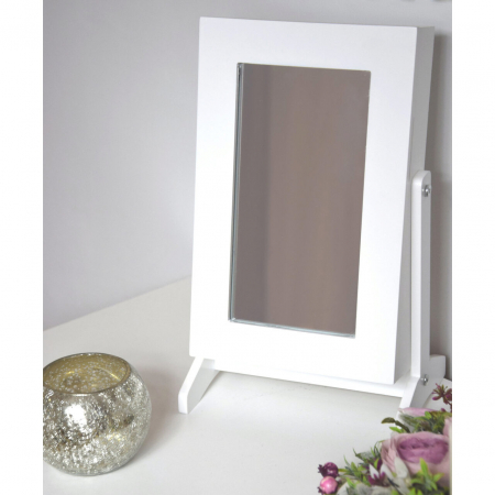CABINET BIJUTERII CU OGLINDA, ALB 21X15X35 CM [6]