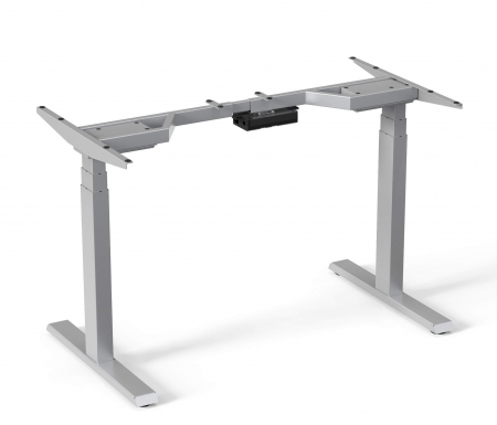 CADRU PENTRU BIROU REGLABIL 62-128 CM, CU 2 MOTOARE, DIGITAL TOUCH CONTROLLER, CULOARE GRI [1]