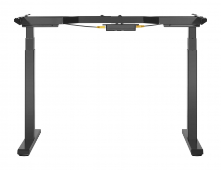 CADRU PENTRU BIROU REGLABIL 62-128 CM, CU 2 MOTOARE, DIGITAL TOUCH CONTROLLER, CULOARE NEGRU [6]